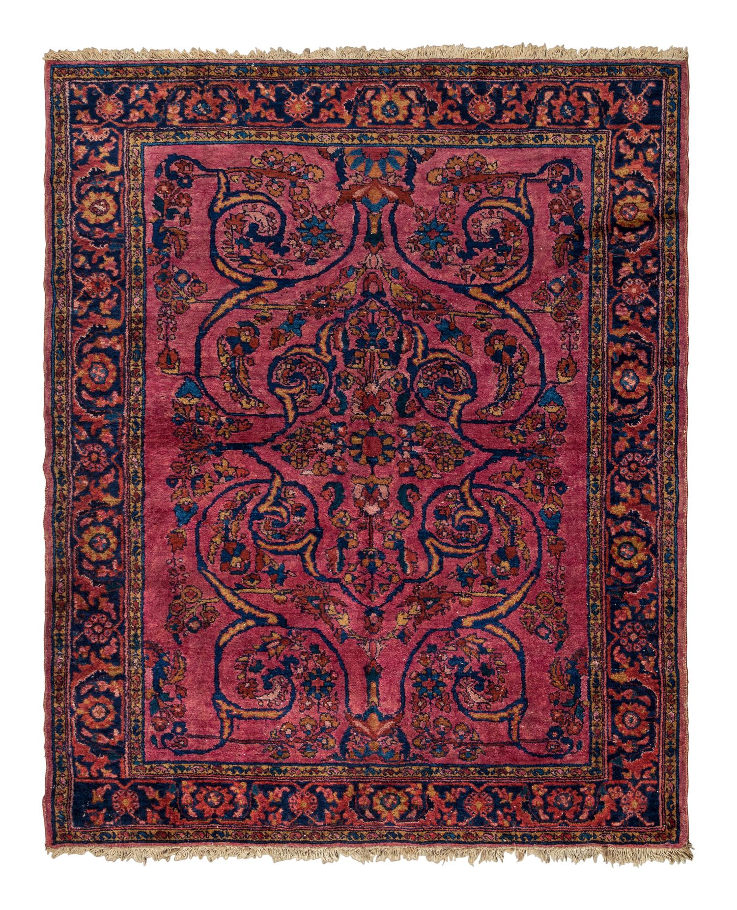A Sarouk Wool Rug