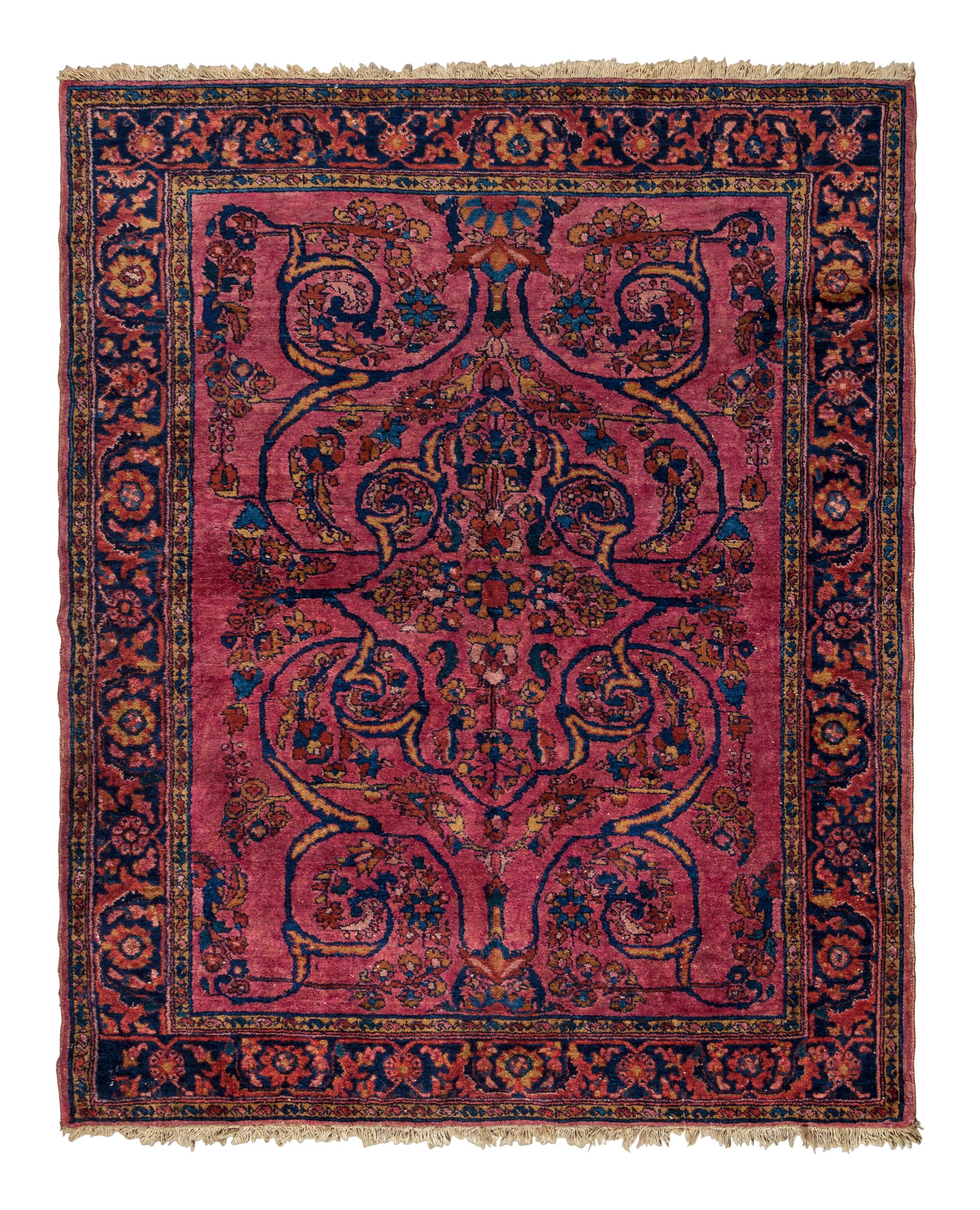 A Sarouk Wool Rug