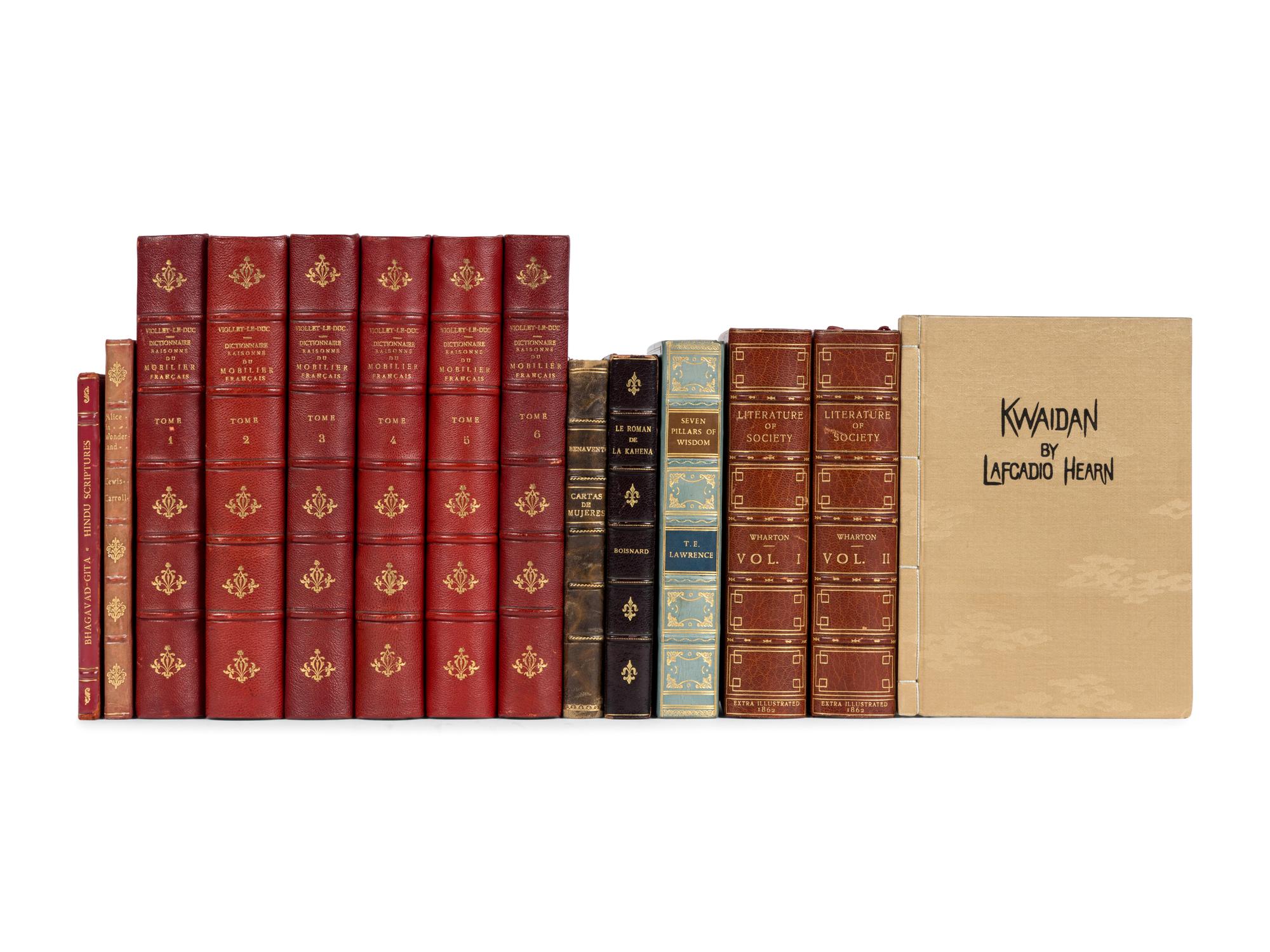 [ENGLISH LITERATURE.] A group of 20 works, including: