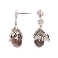 Coomi, Diamond, Colored Diamond, and White Gold Earrings