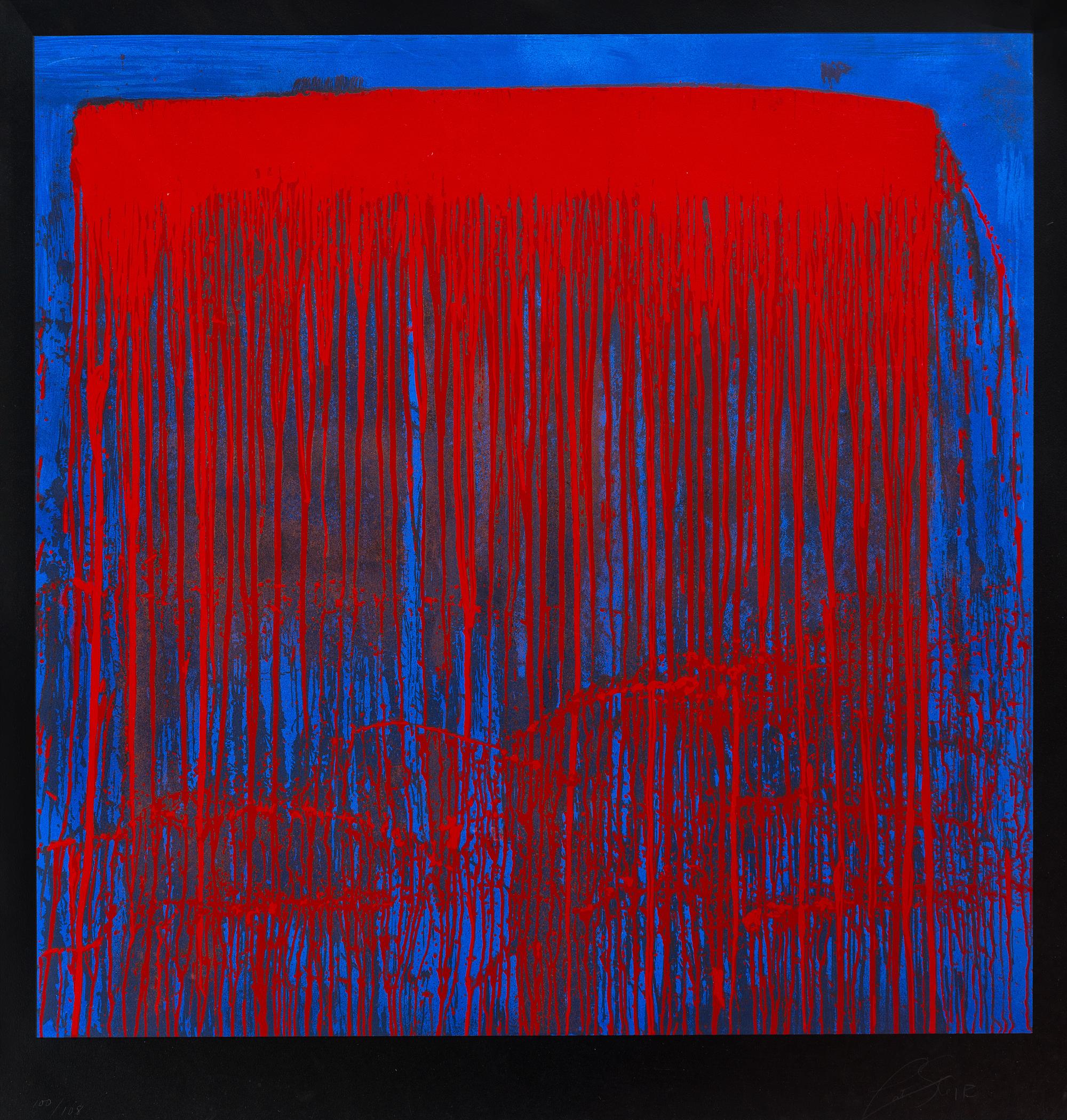 Red/Blue Berlin Waterfall