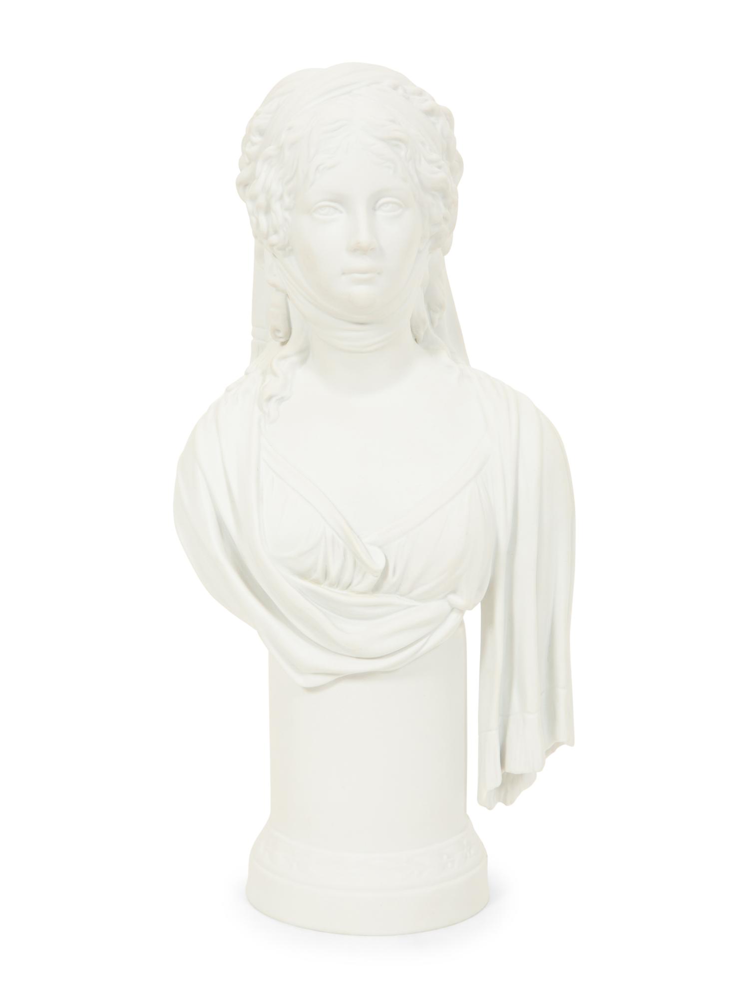 A Berlin (K.P.M.) Bisque Porcelain Bust