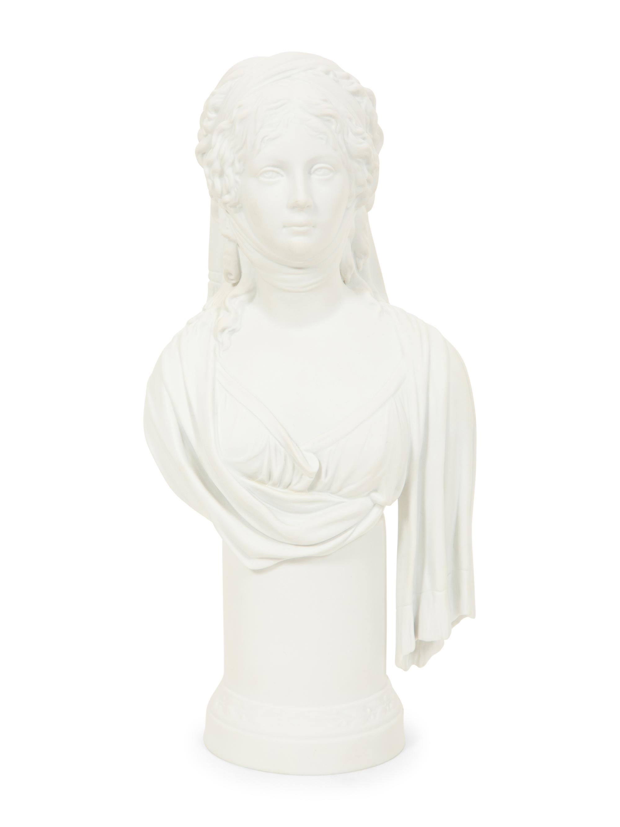 A Berlin (K.P.M.) Bisque Porcelain Bust