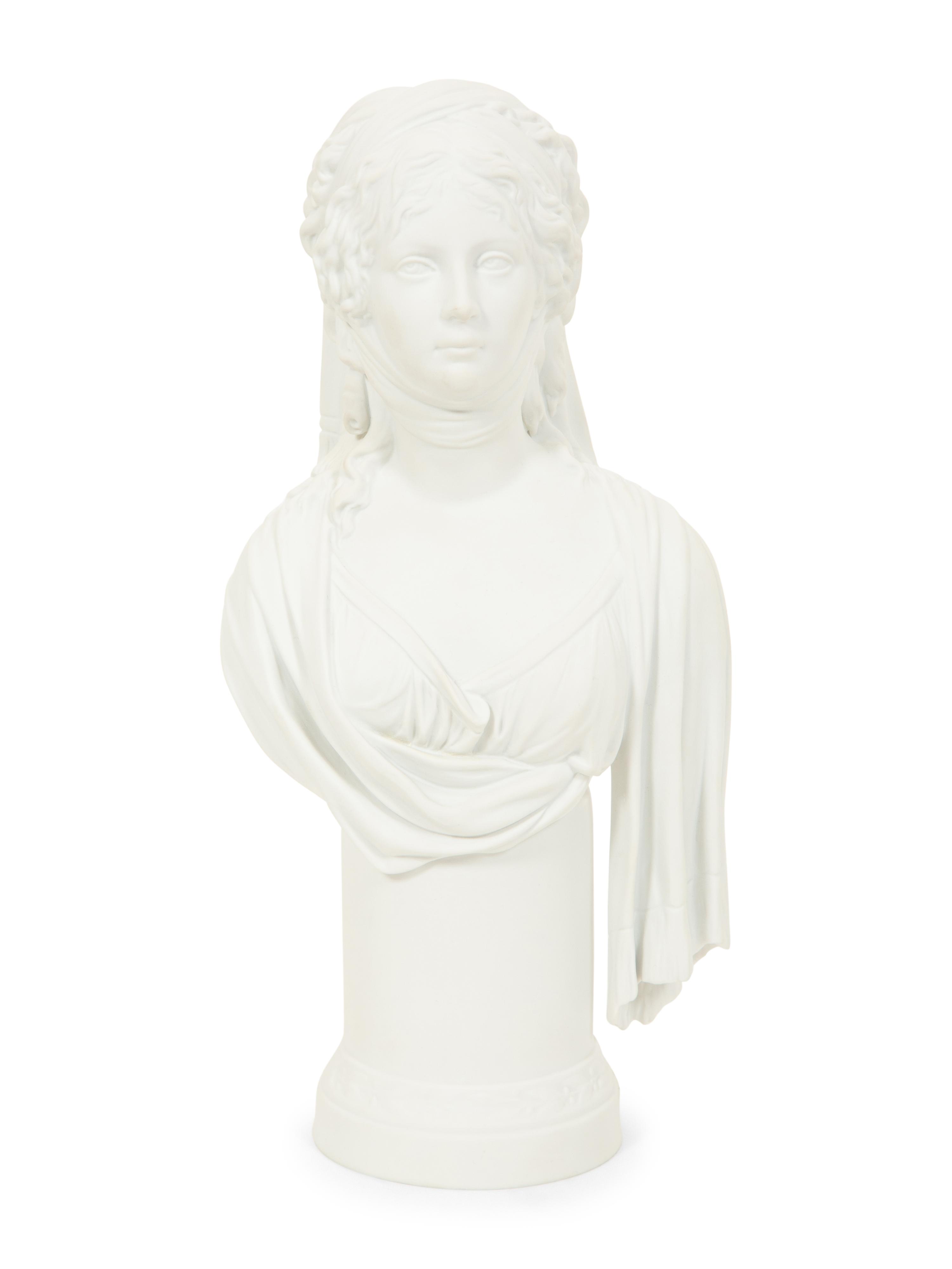A Berlin (K.P.M.) Bisque Porcelain Bust