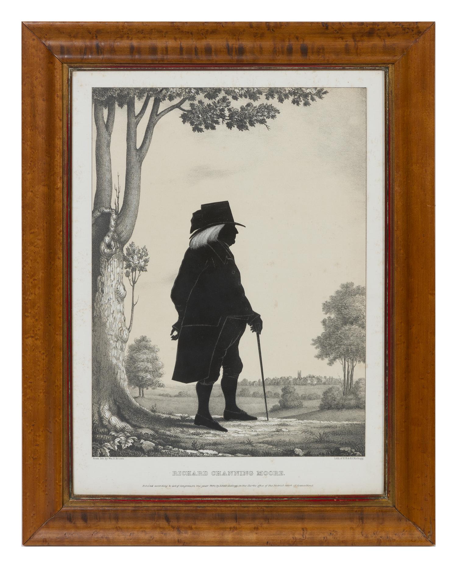 A Group of Two English Prints Height 19 x width 15 inches (framed).