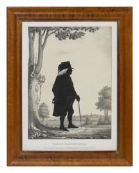 A Group of Two English Prints Height 19 x width 15 inches (framed).