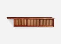George Nakashima, Triple Sliding-Door Hanging Wall Case