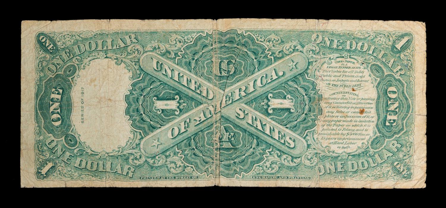 A United States 1917 $1 Legal Tender Note