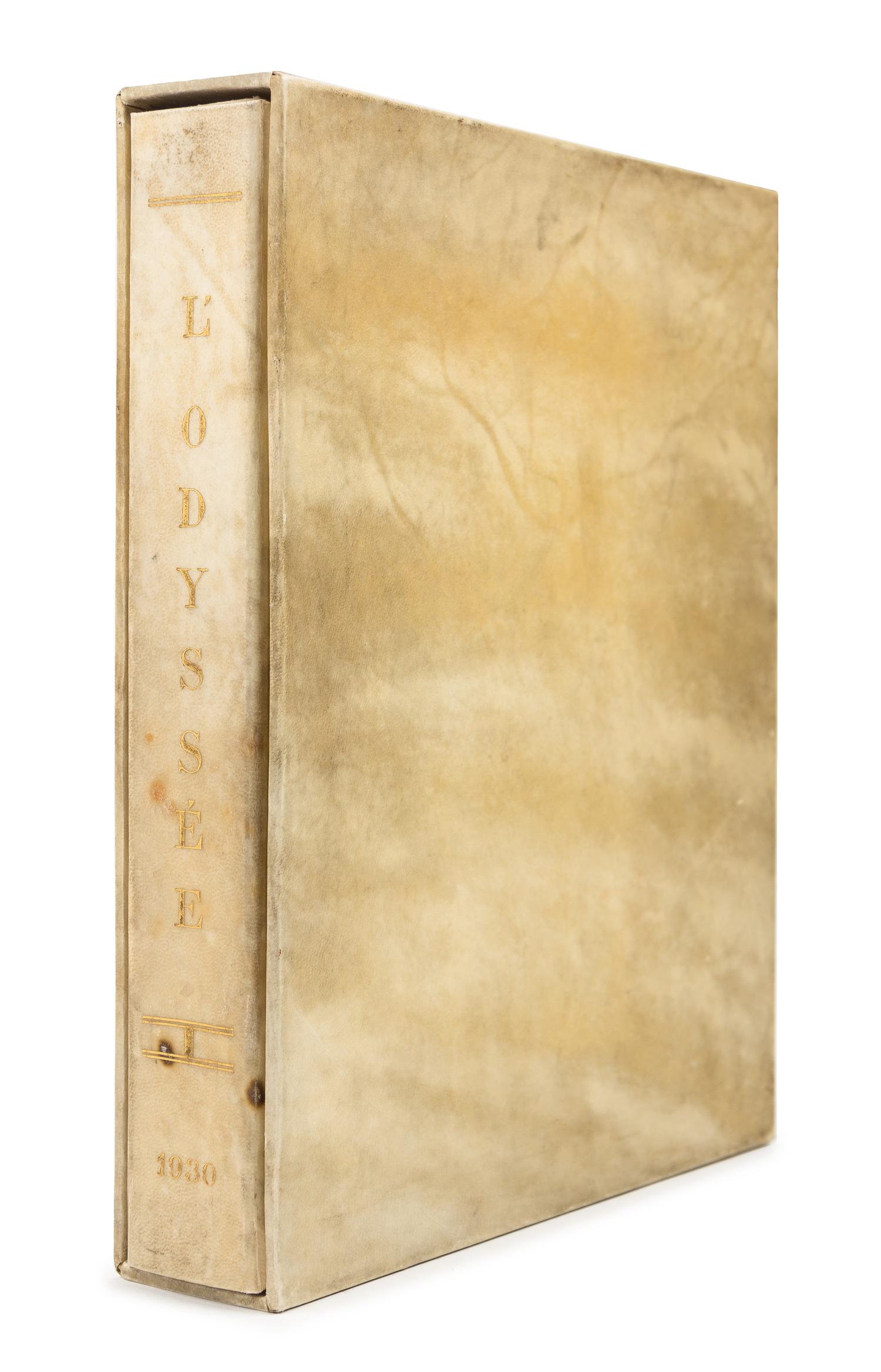 SCHMIED, François-Louis, illustrator. HOMER. Paris: La Compagnie des Bibliophiles de l'Automobile–Club de France, 1930.
