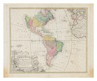 HOMANN HEIRS. Americae Mappa generalis. [Nuremberg: Homann Heirs, 1746 or later].