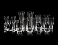 A Collection of Steuben Glass Stemware