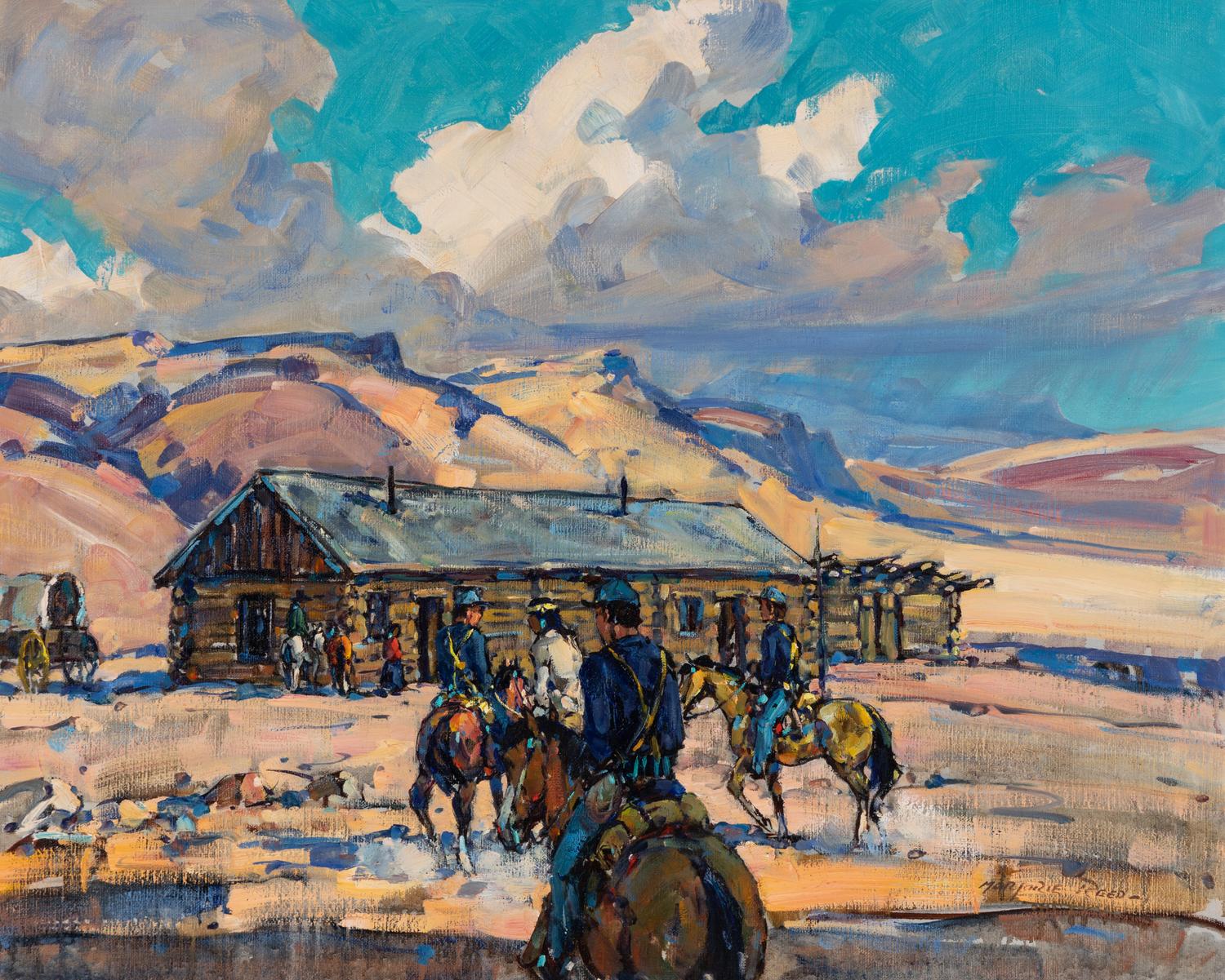 Marjorie Reed (American, 1915–1996) — The Military at Chinle