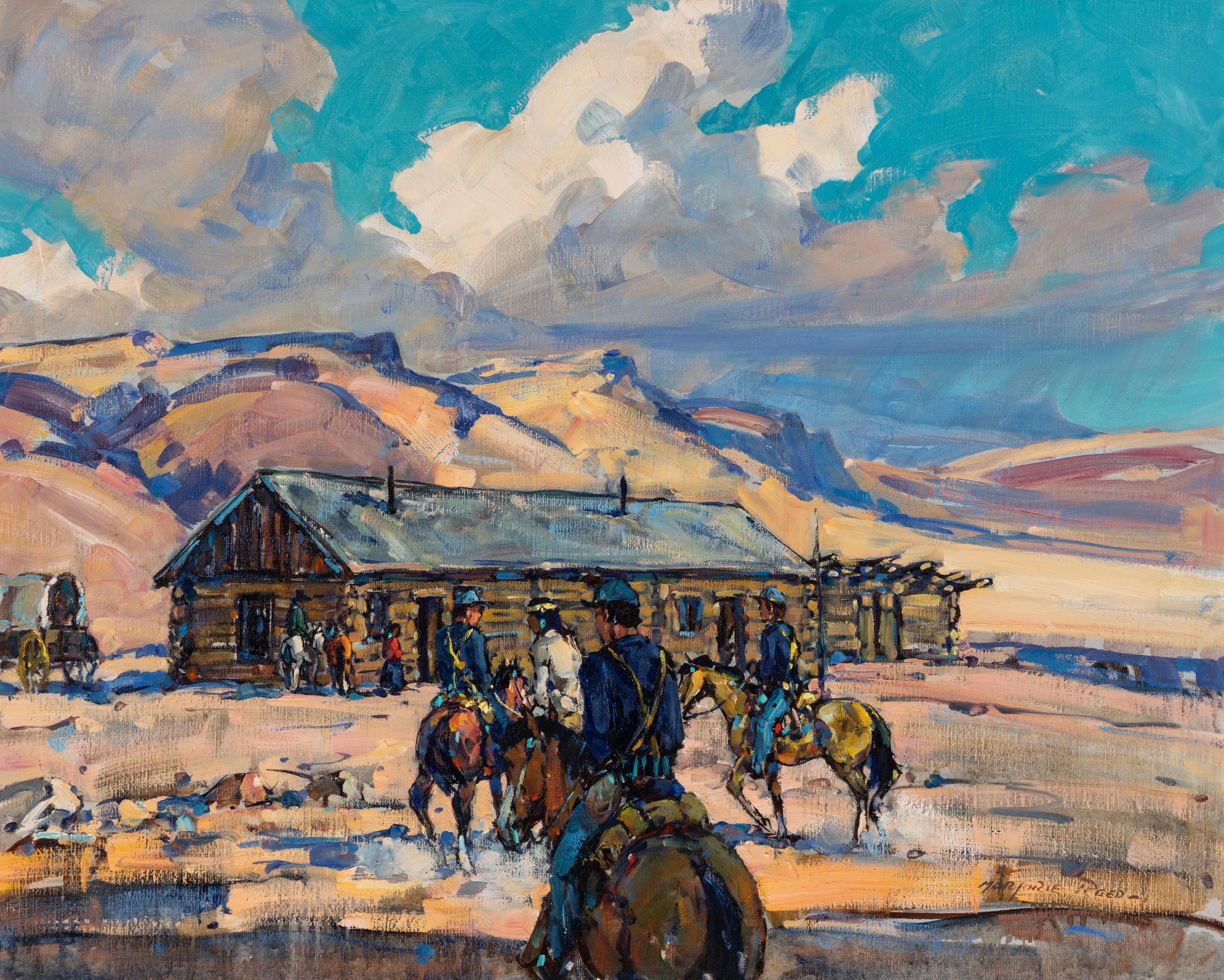 Marjorie Reed (American, 1915–1996) — The Military at Chinle
