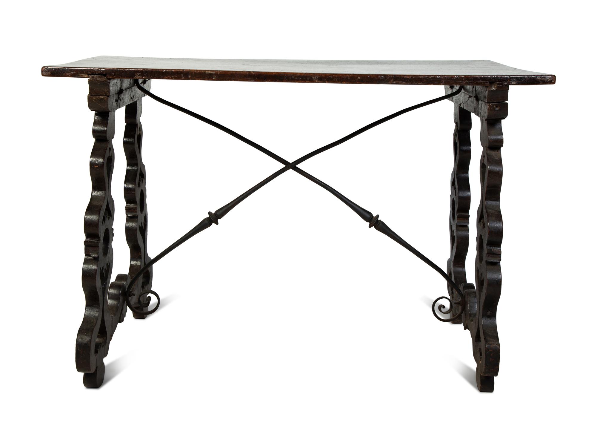 A Spanish Baroque Walnut Trestle Table — EARLY 17TH CENTURY
