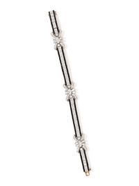 TIFFANY & CO., ART DECO, DIAMOND AND ONYX BRACELET