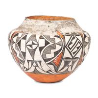 Acoma Polychrome Pottery Jar