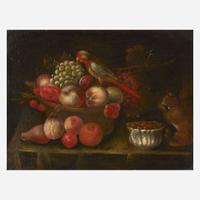 Italian School (18th Century) A Pair of Tabletop Still-Lifes