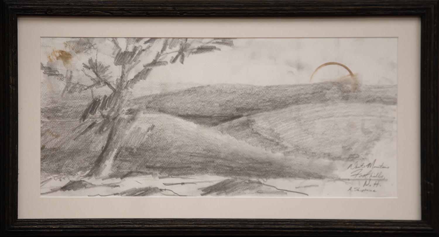 White Mountain Foothills, N.H., together with an autographed first edition of his book entitled, I Come From A Place
