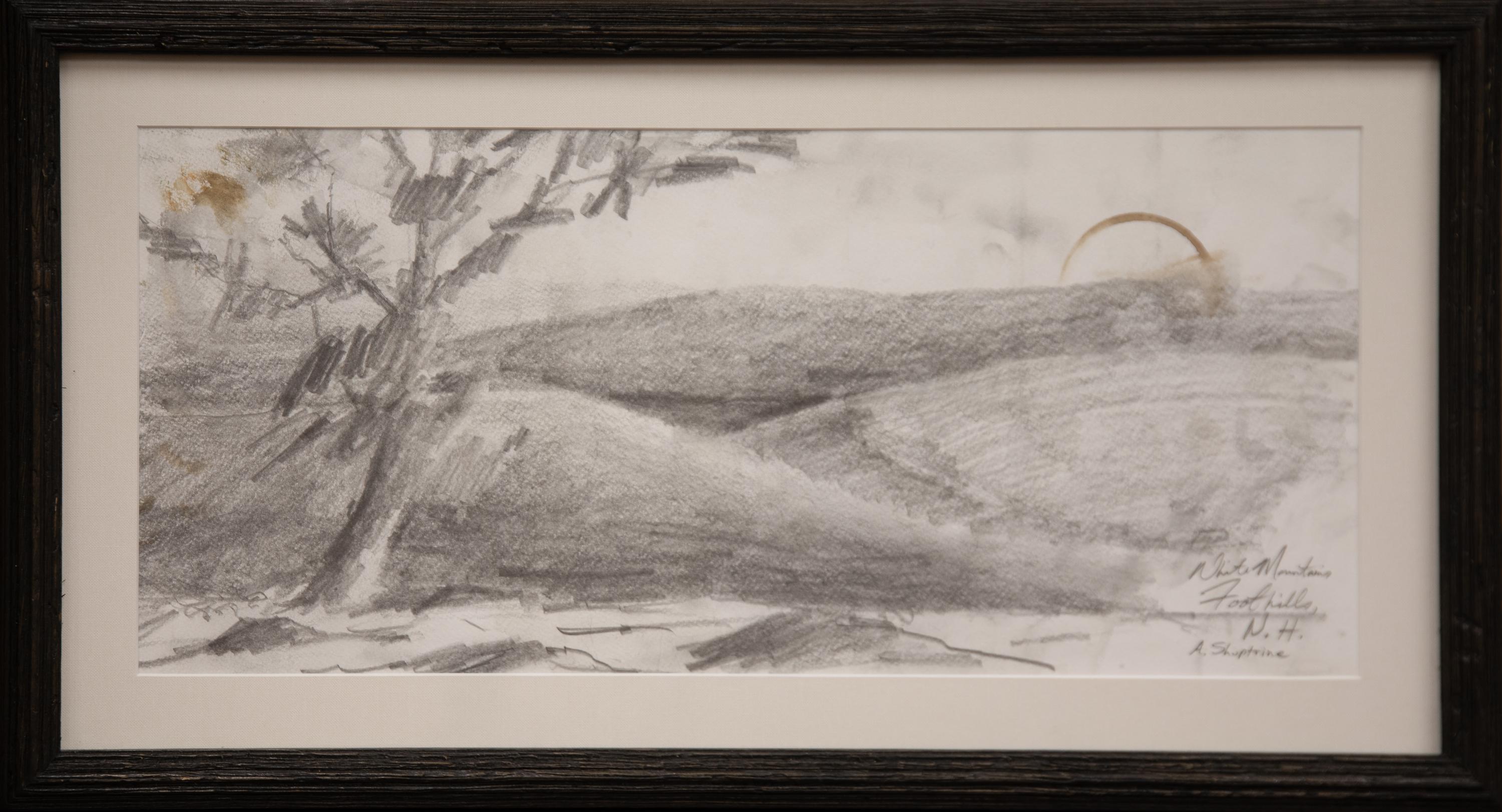 White Mountain Foothills, N.H., together with an autographed first edition of his book entitled, I Come From A Place