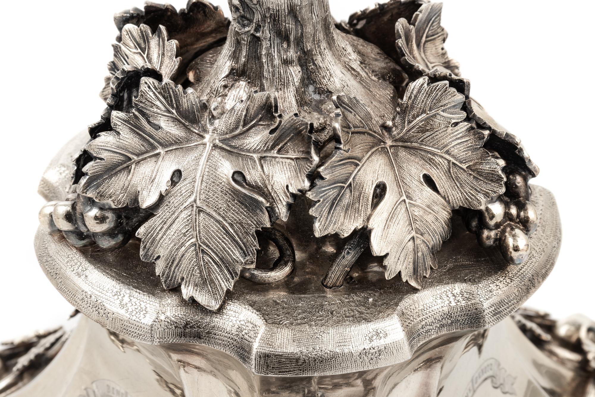 A Victorian Silver-Plate Epergne