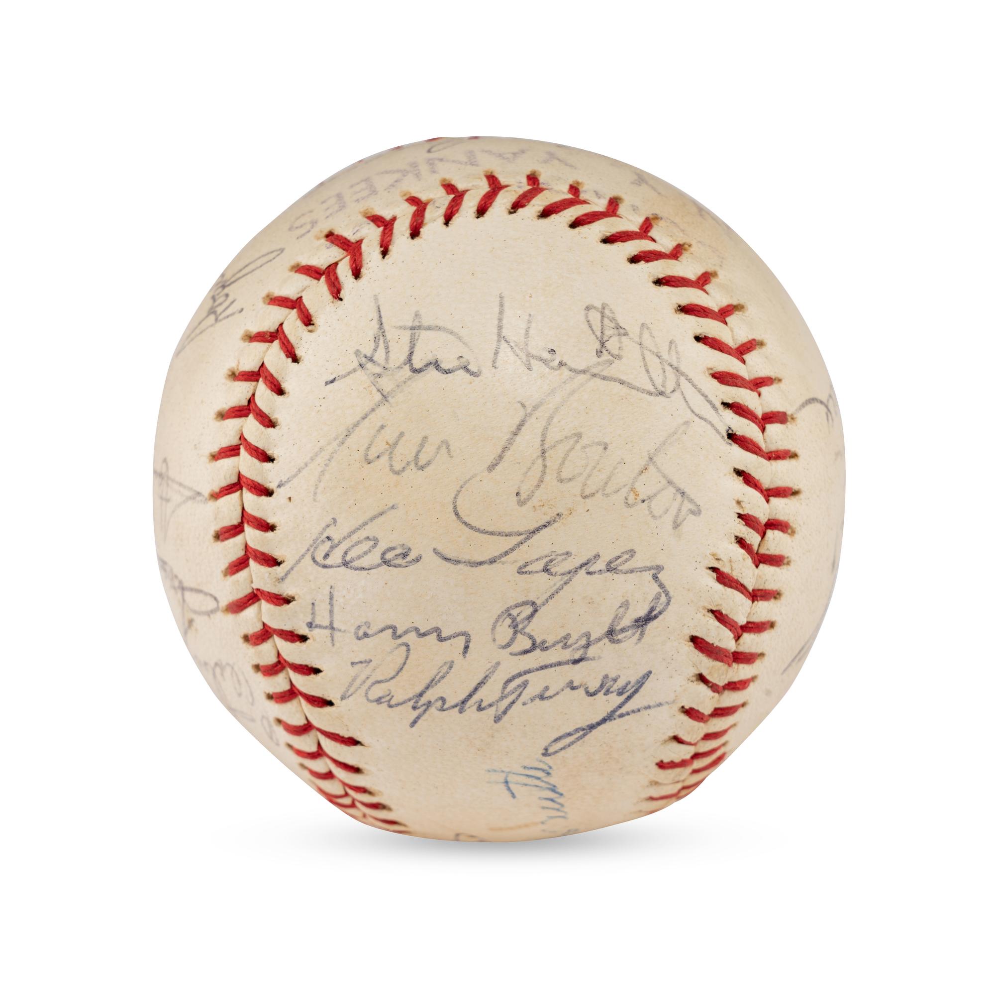 A 1963 New York Yankees Team Signed Autograph Baseball (Beckett Authentication Services Letter of Authenticity)