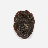 A Small Chinese Carved Rhinoceros Horn Libation Cup 17th/18th Century