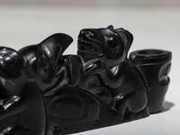 Haida Carved Argillite Pipe