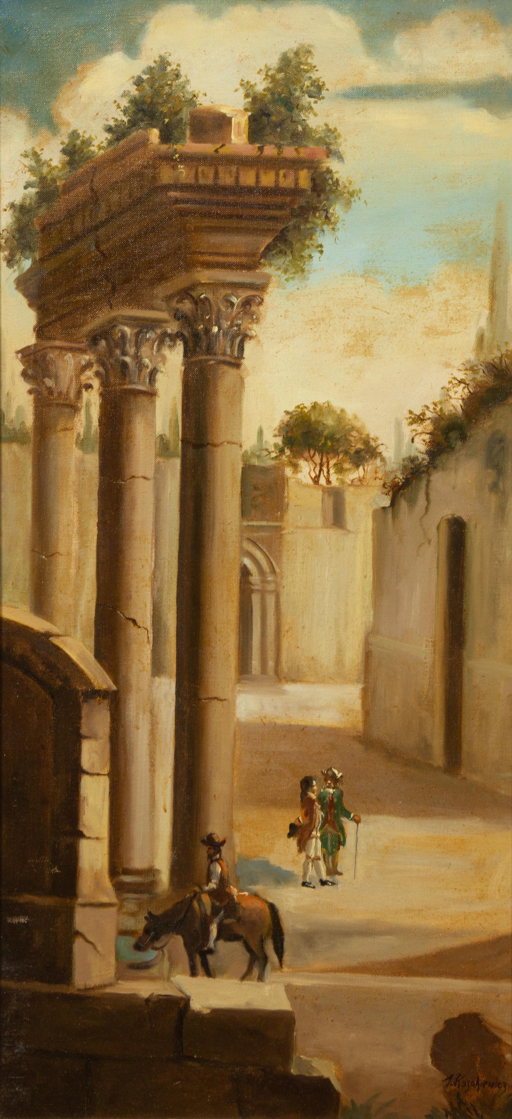 Antoni Kozakiewicz, (Polish, 1841-1929), Untitled, Orientalist Scene (a pair of works)