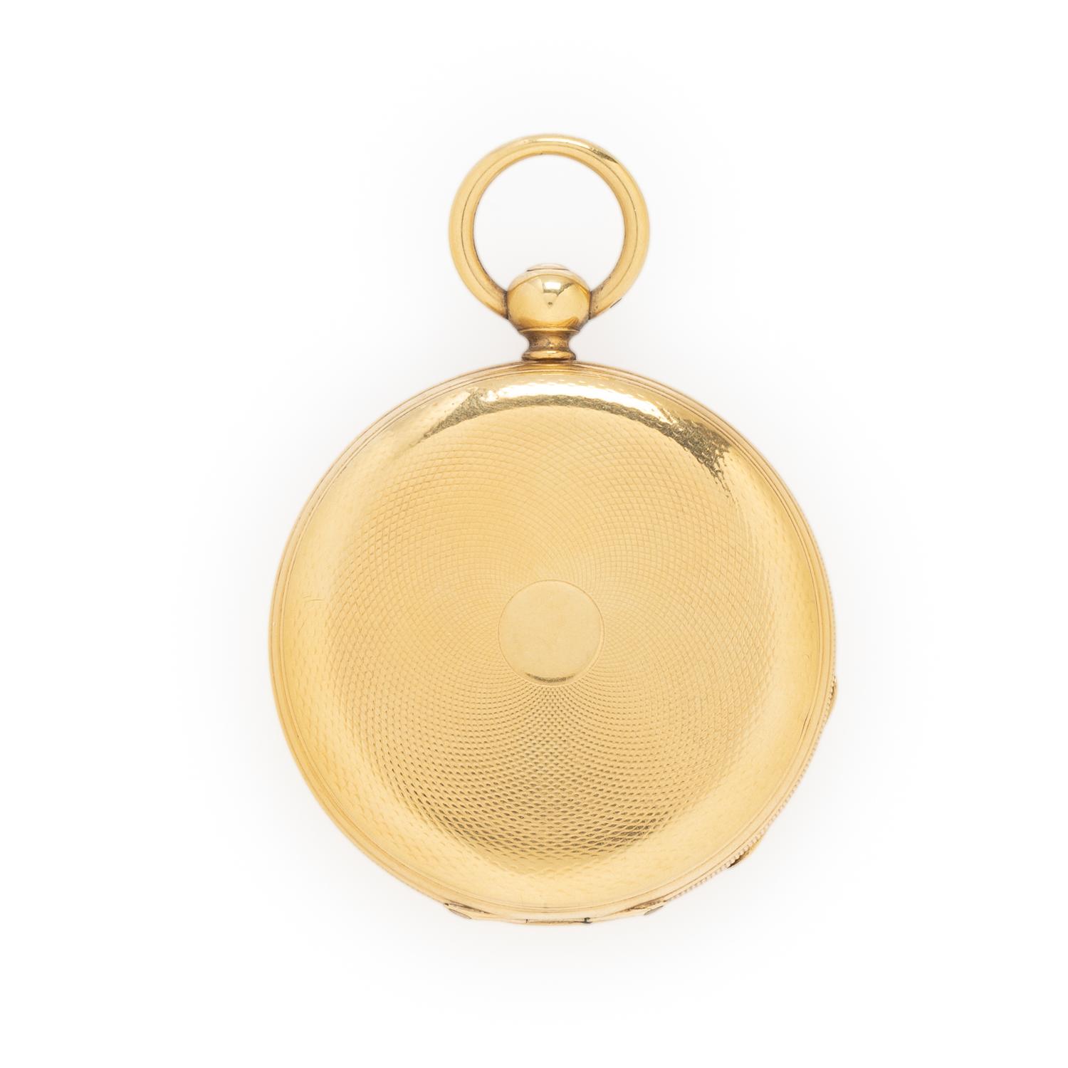 Patek Philippe, 18K Yellow Gold Pocket Watch with Watch Chain and Key Fob
