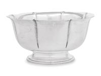 An American Silver Center Bowl
