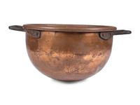 A Dovetailed Copper and Wrought Iron Candy Kettle