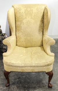 An English Library Chair Height 43 1/2 inches. — 19TH CENTURY