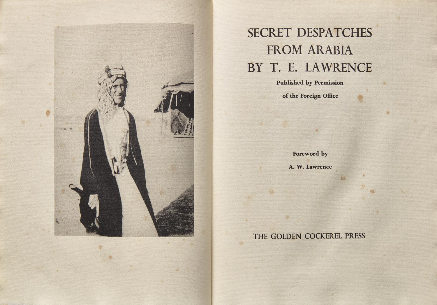 [Literature] [Lawrence, T.E.] Group of 6 Volumes Related to T.E. Lawrence