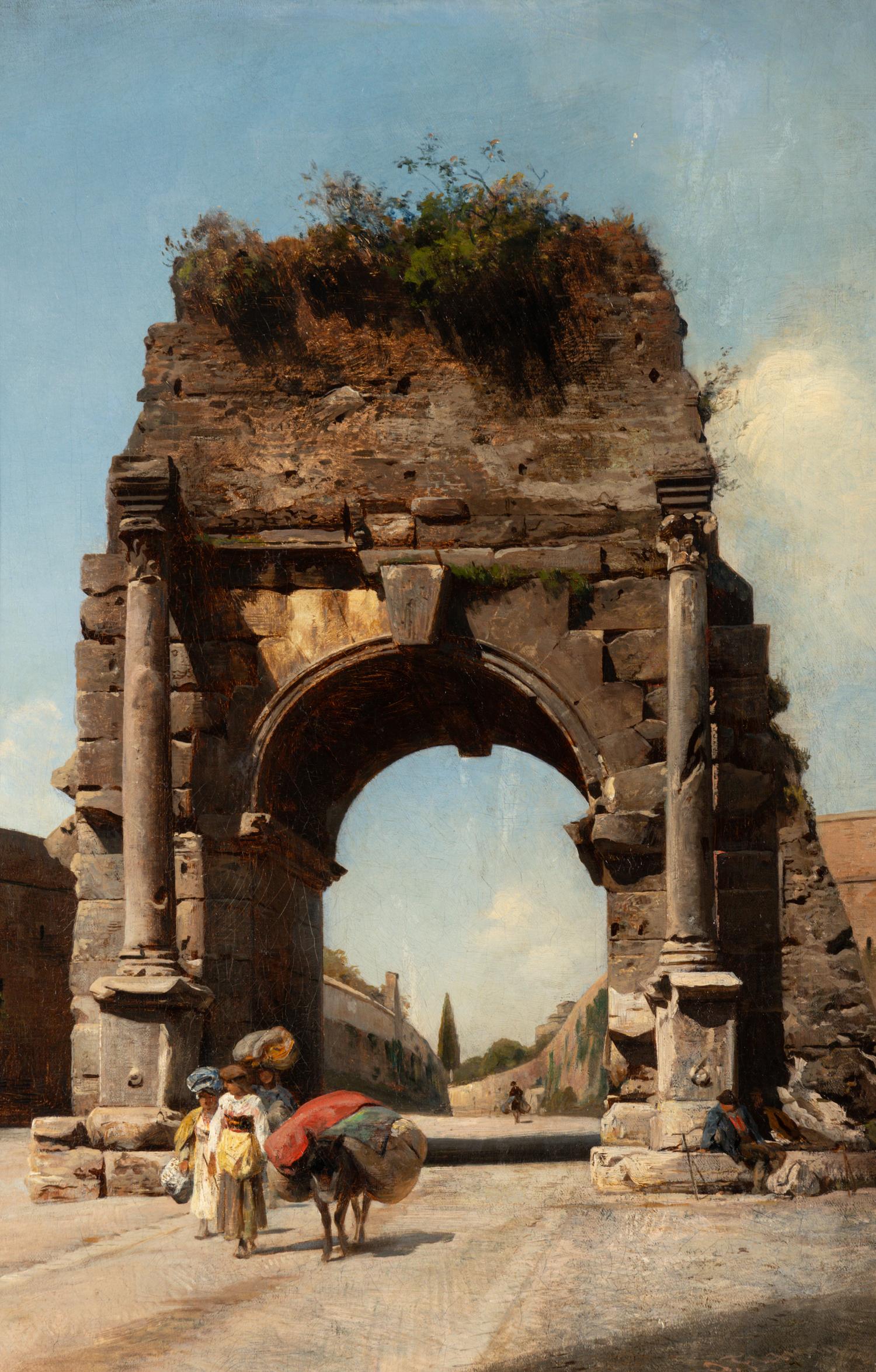 View of Roman Triumphal Arch