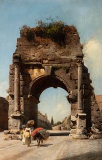 View of Roman Triumphal Arch
