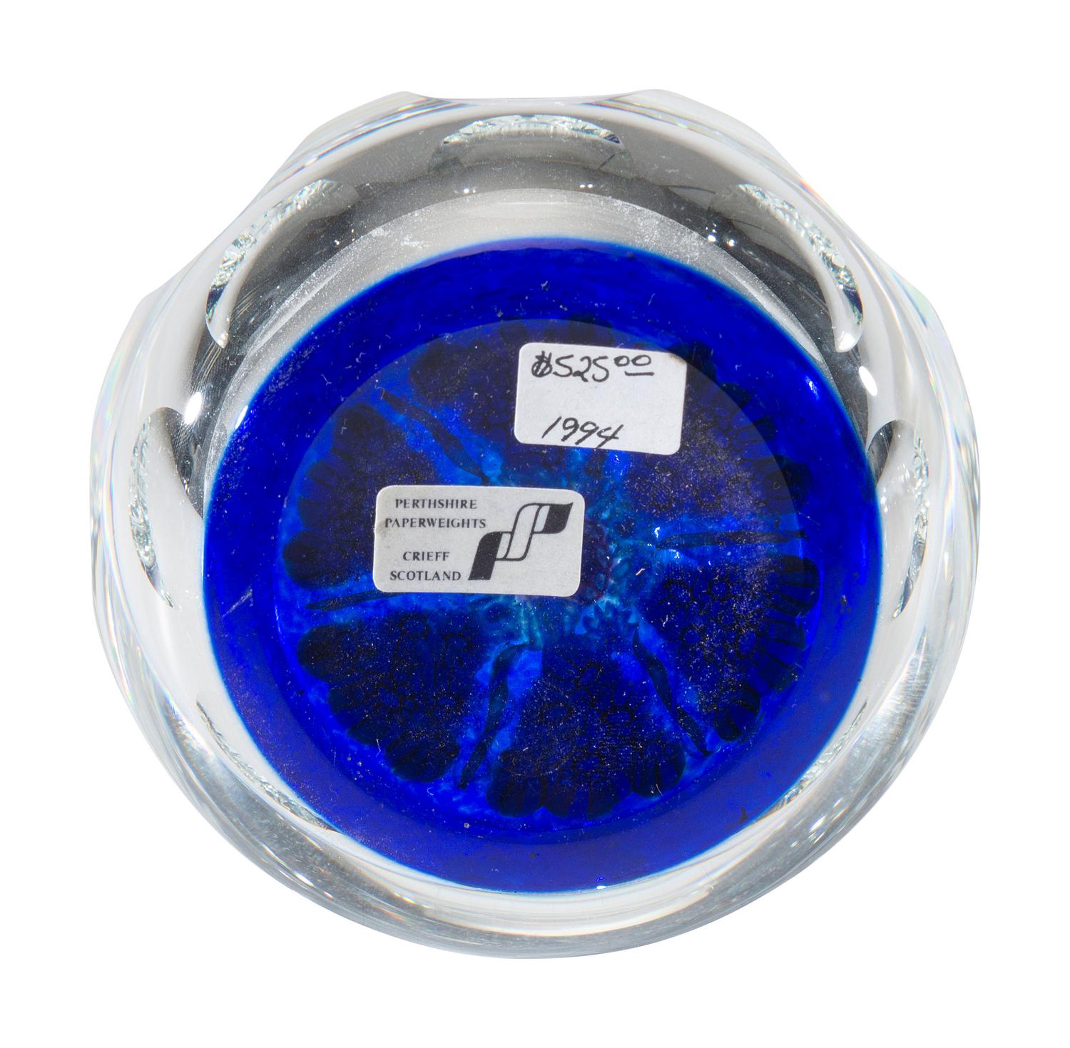 Four Millefiori Glass Articles