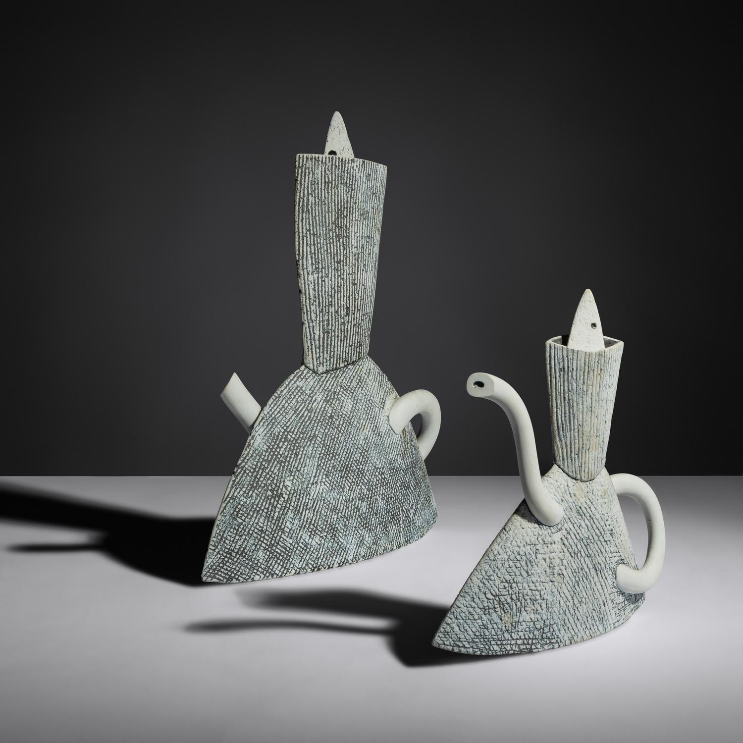 Two teapot forms