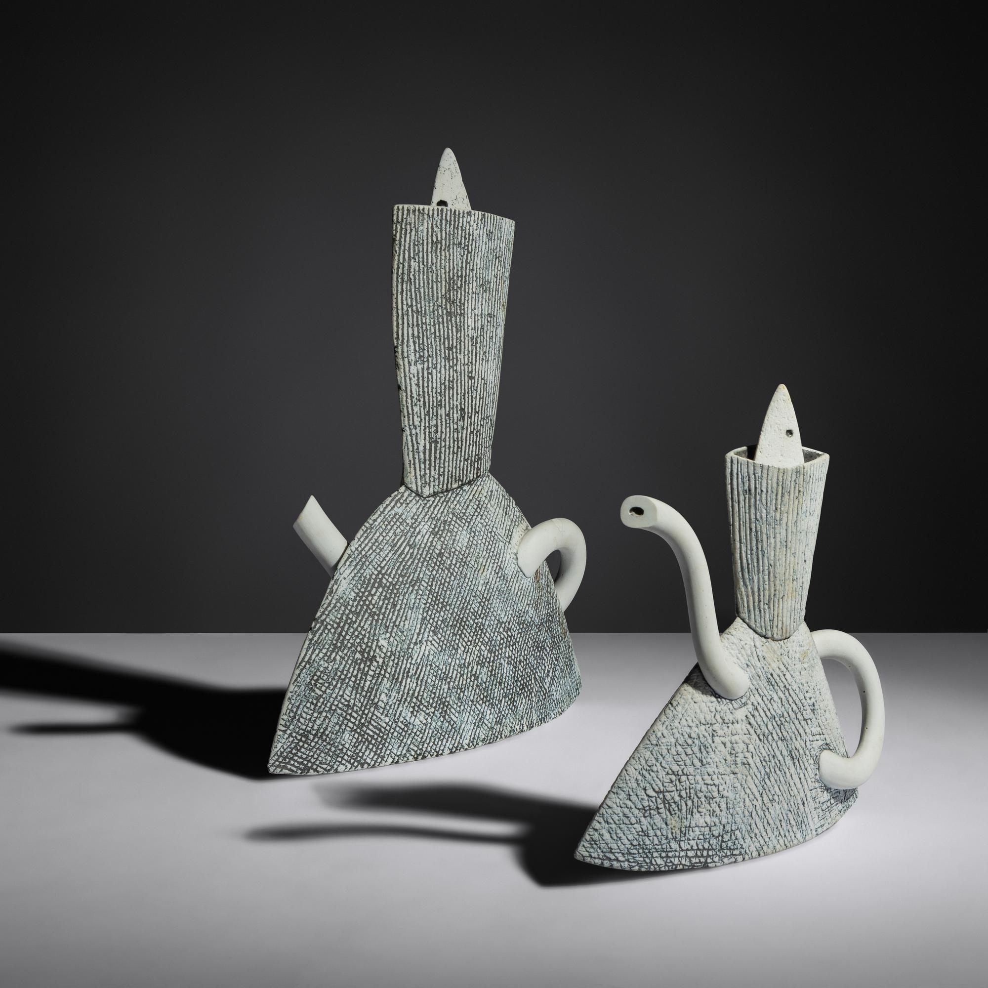 Two teapot forms