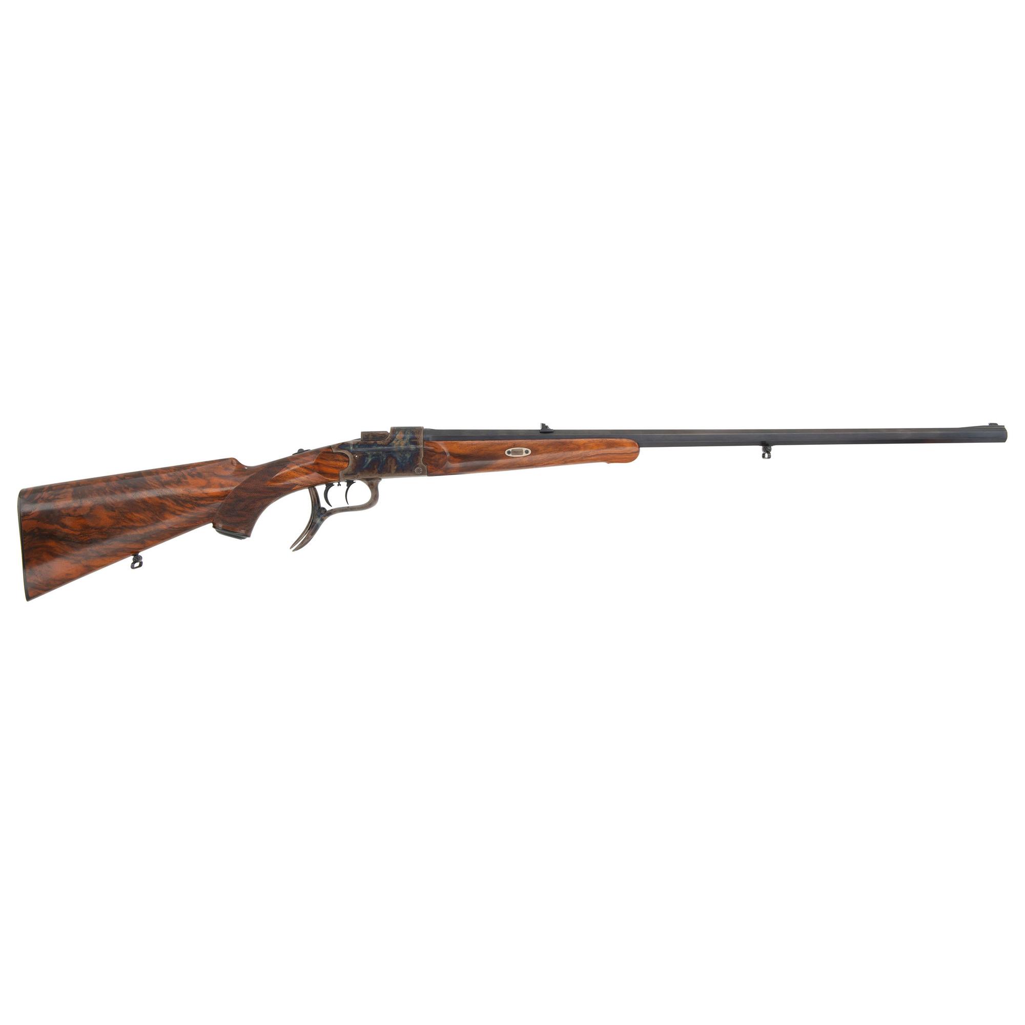 **Carl Backmund Falling Block Rifle in 7.7x46mm