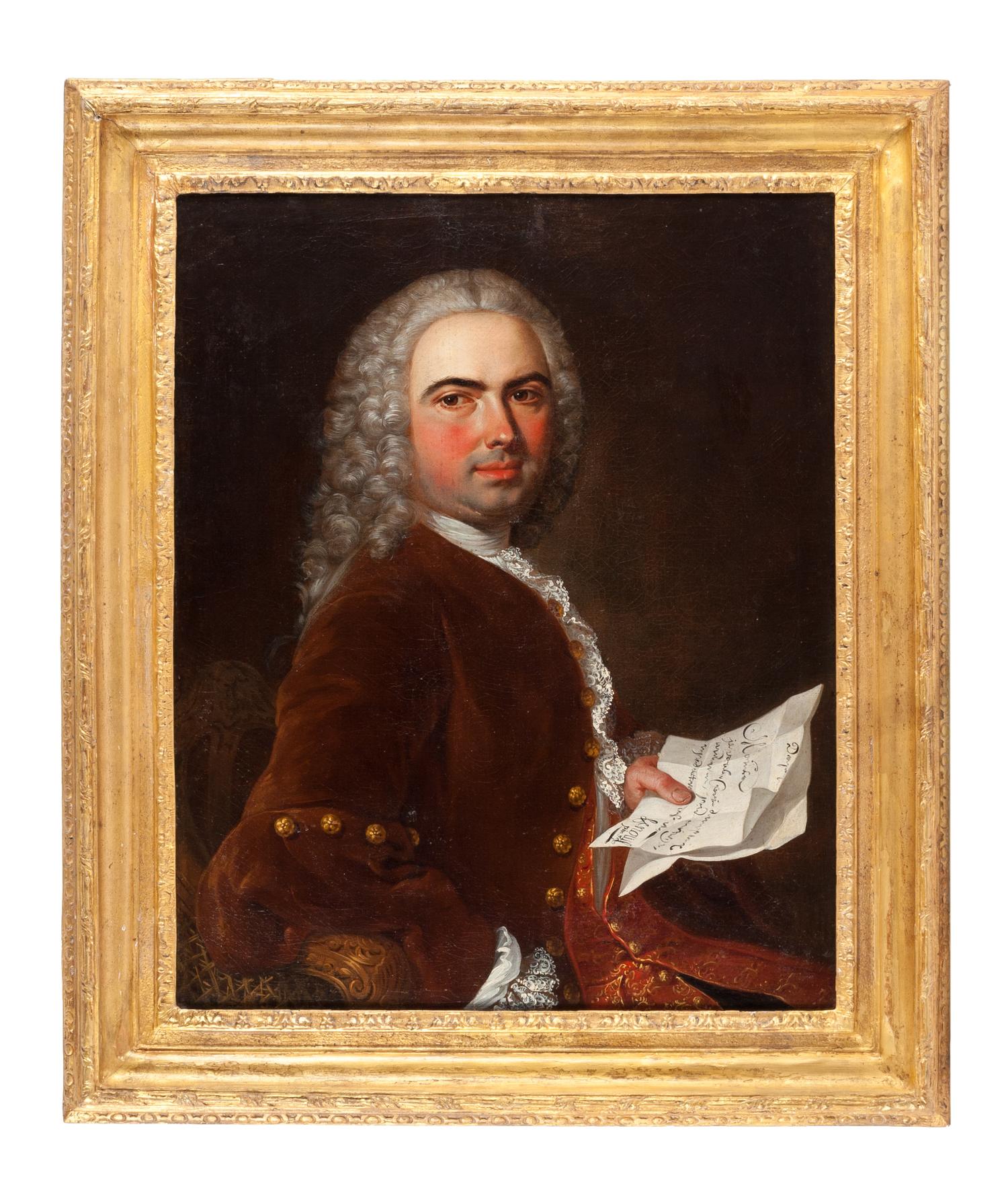 French School, (18th Century), Portrait of a Gentleman
