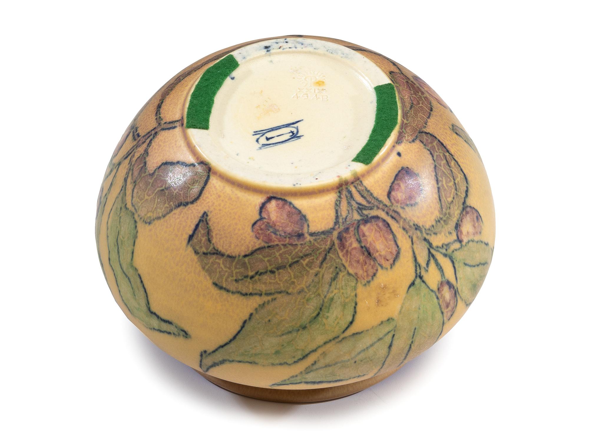 A Jens Jensen for Rookwood Pottery Vellum Vase