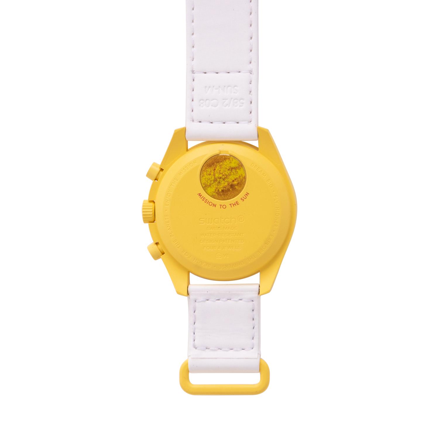 OMEGA X SWATCH, BIOCERAMIC MOONSWATCH ‘MISSION TO THE SUN’ CHRONOGRAPH WRISTWATCH