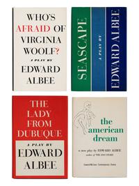 ALBEE, Edward (1928-2016). A group of 4 FIRST EDITIONS, MANY SIGNED, comprising: