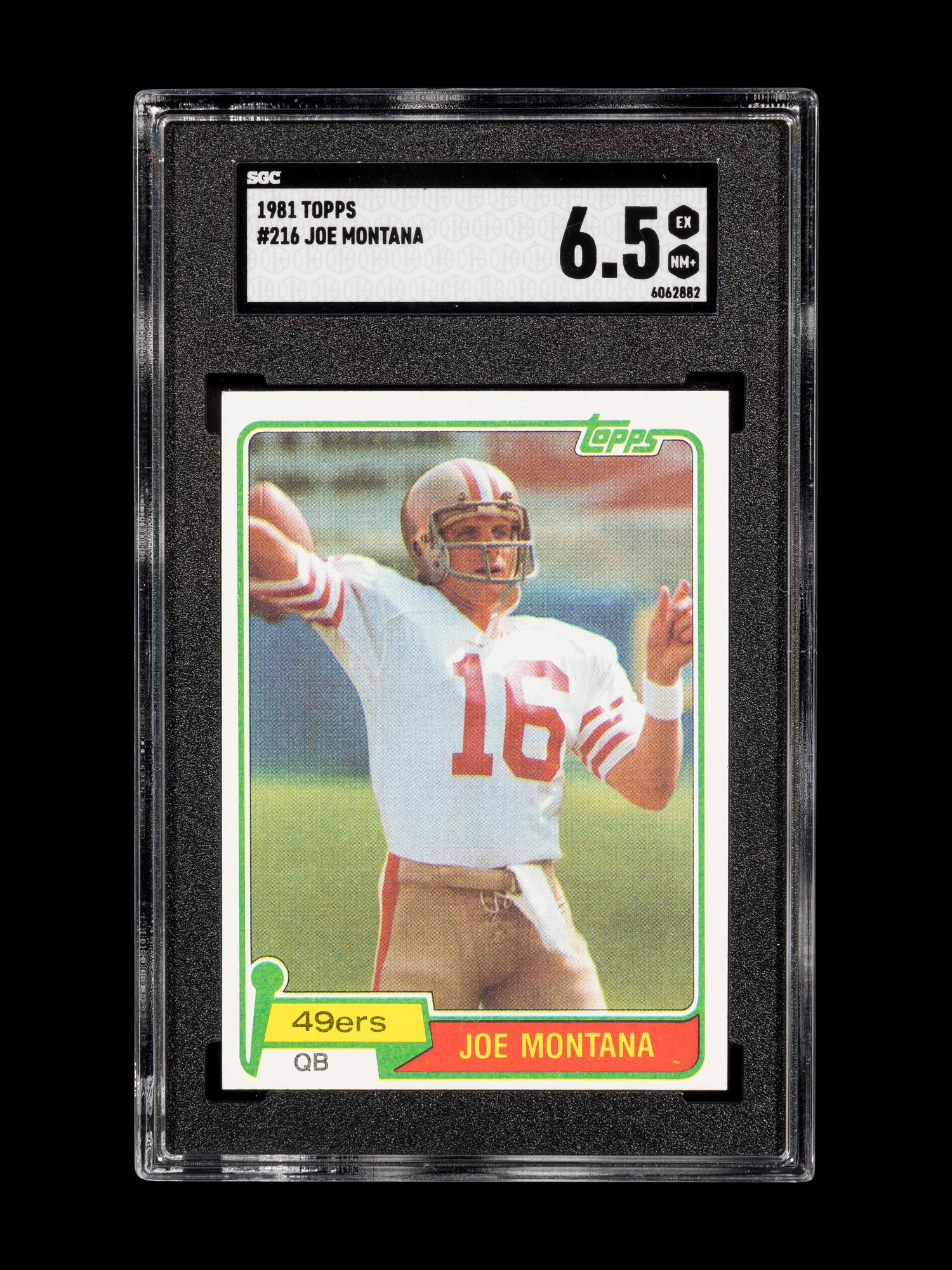 A Complete Set of 1981 Topps Football Cards Including Joe Montana Rookie Card No. 216 (SGC 6.5)