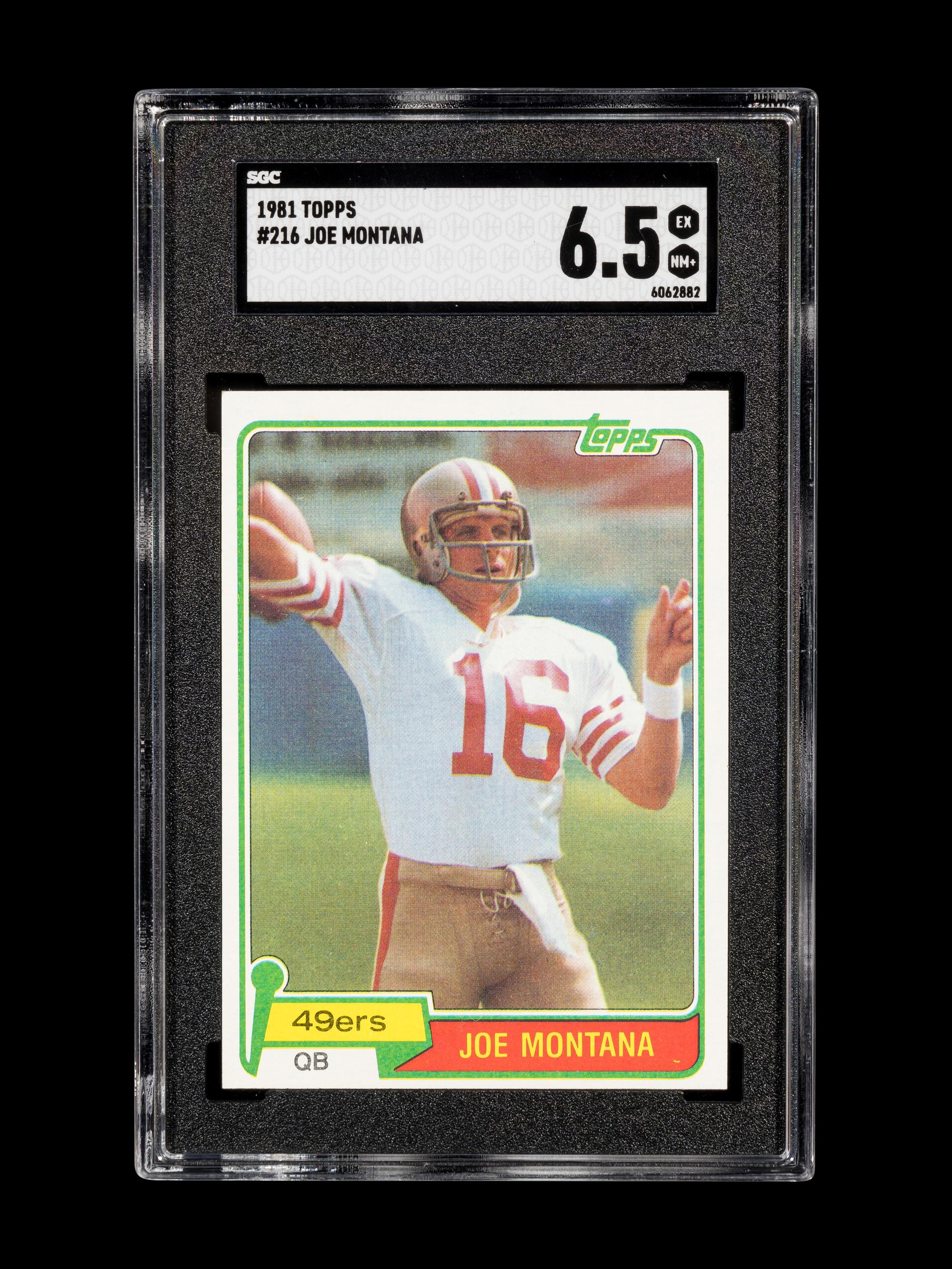 A Complete Set of 1981 Topps Football Cards Including Joe Montana Rookie Card No. 216 (SGC 6.5)