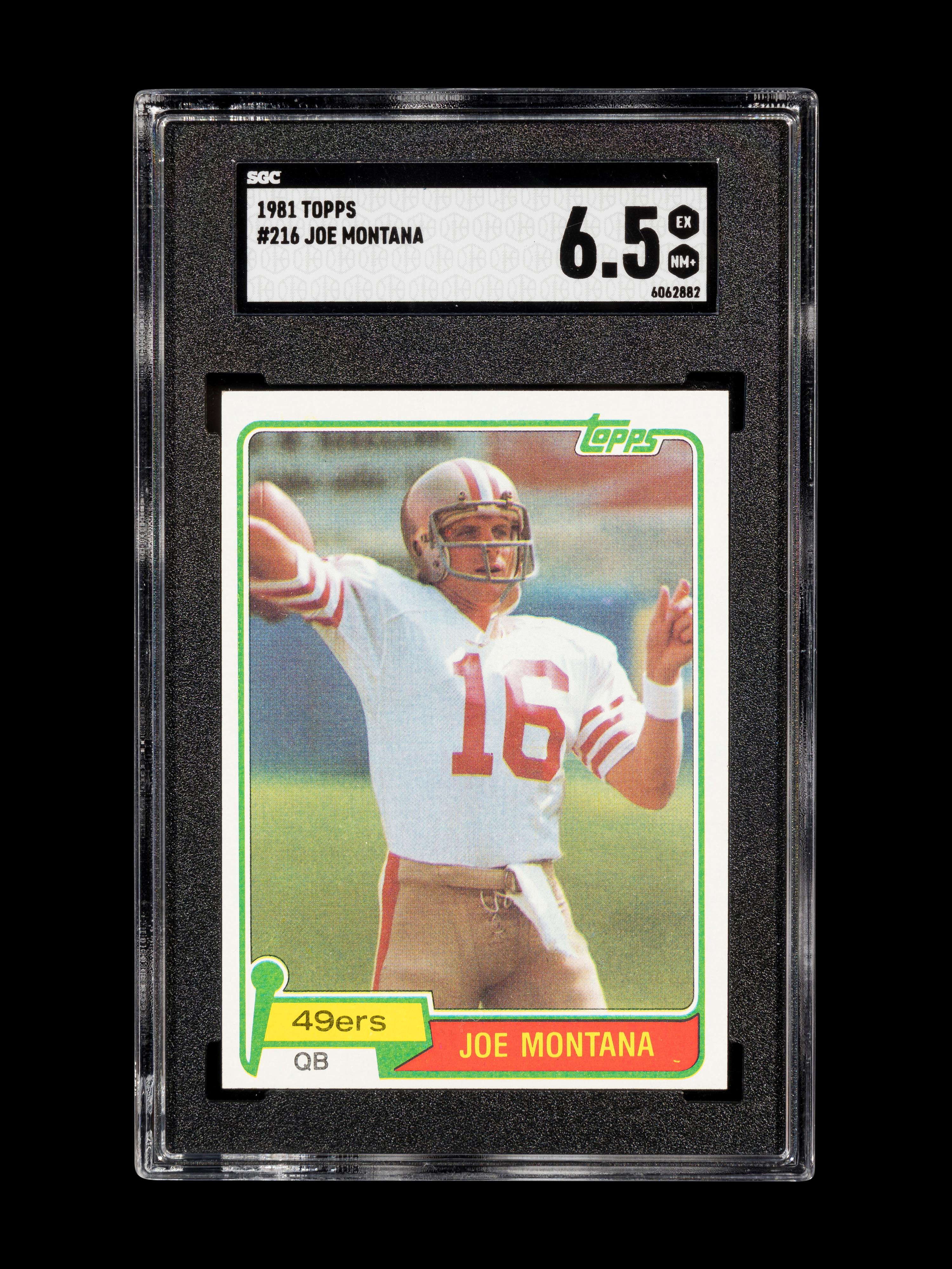 A Complete Set of 1981 Topps Football Cards Including Joe Montana Rookie Card No. 216 (SGC 6.5)