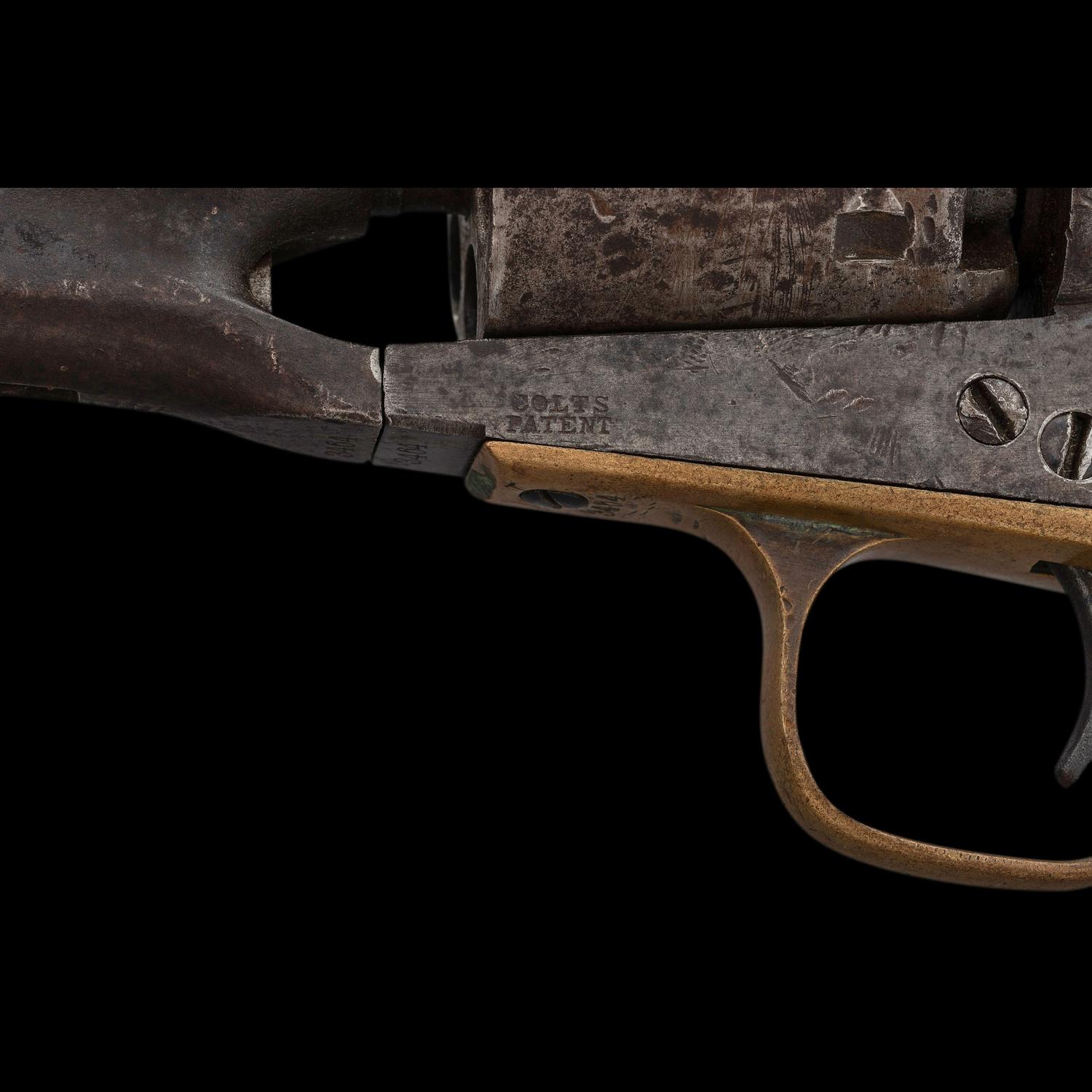 Colt Model 1861 Navy Revolver Inscribed to Confederate Colonel Joel R. Griffin - 62nd Georgia Infantry