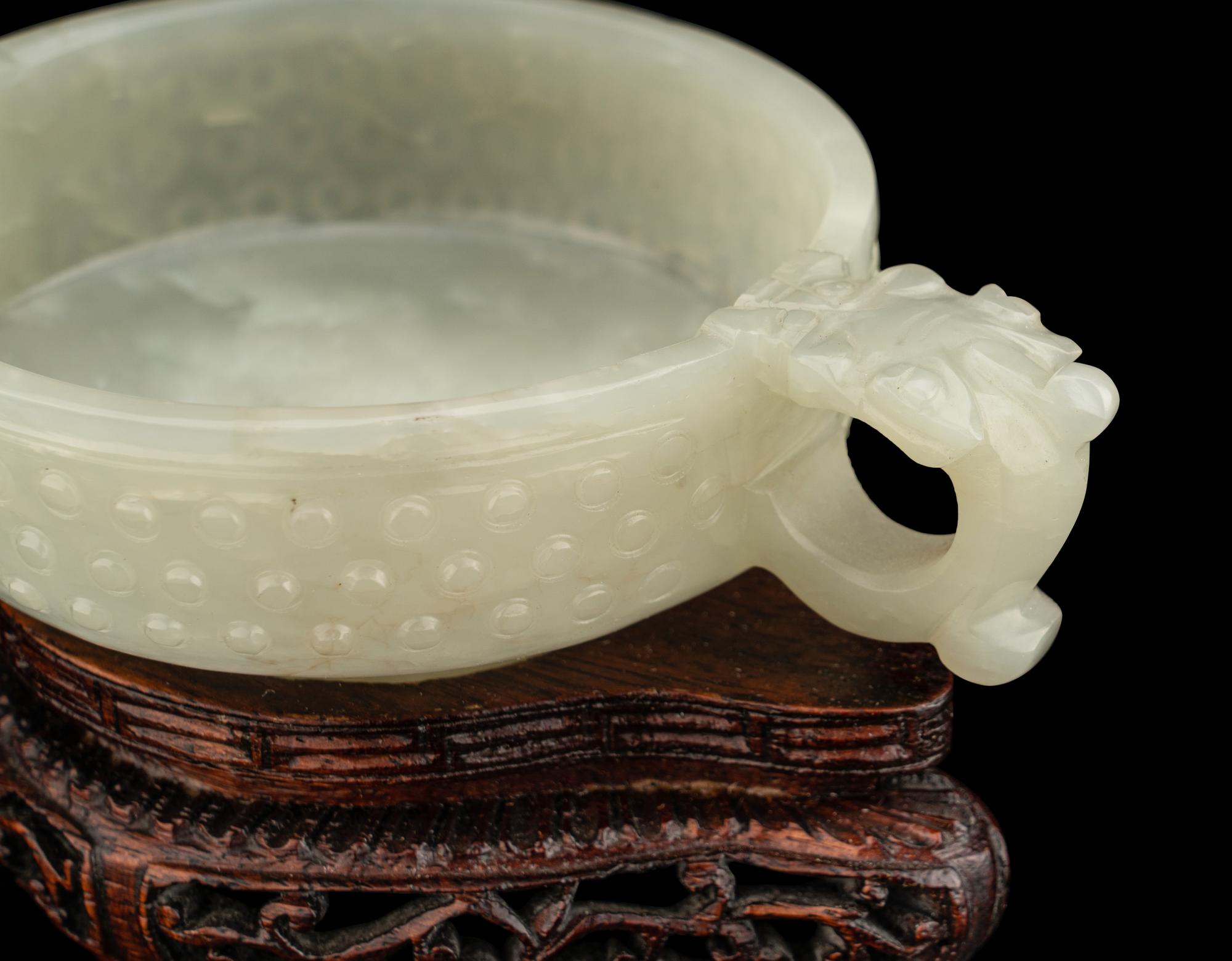 Two Carved Jade Articles