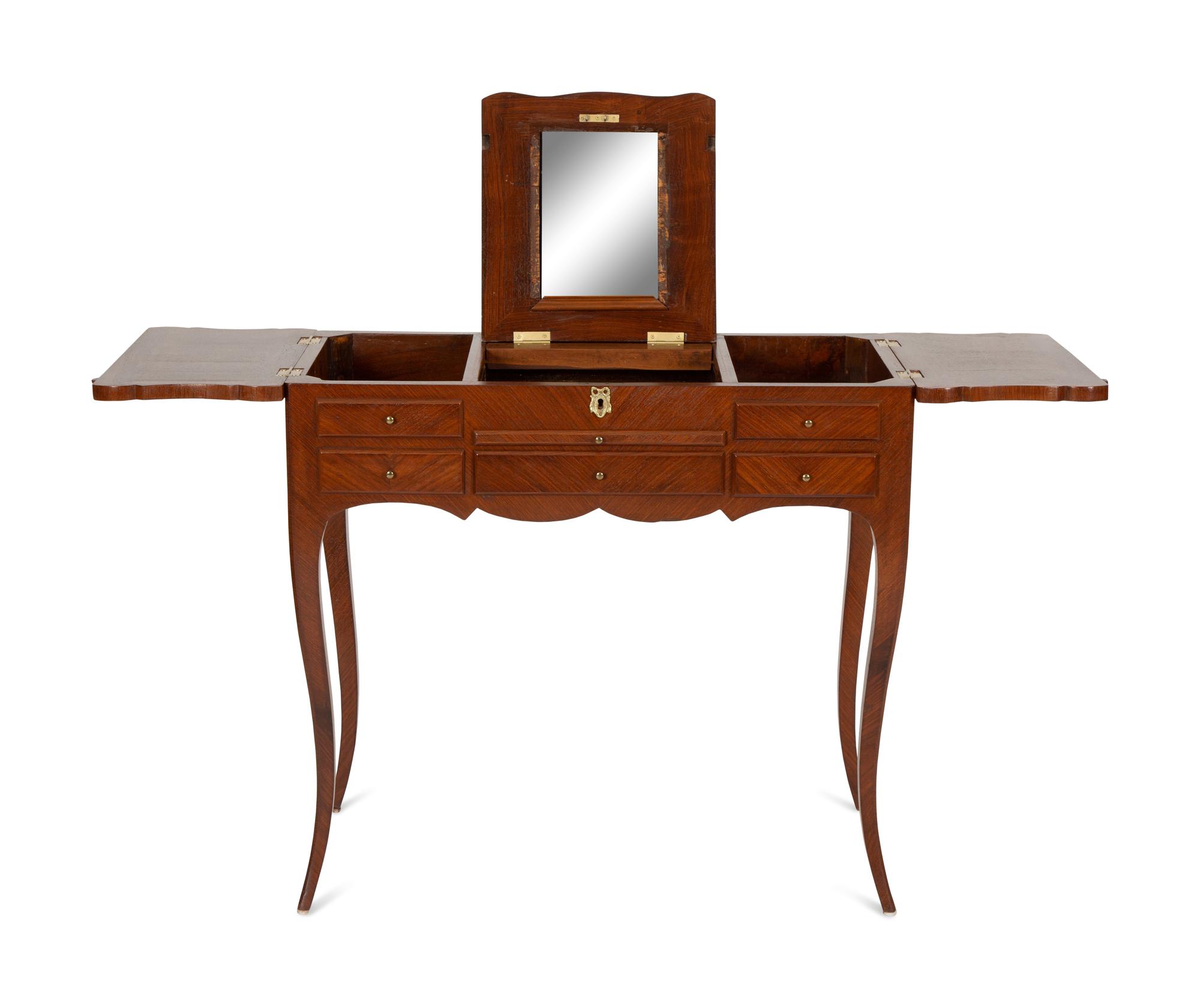 A Louis XV Style Provincial Dressing Table