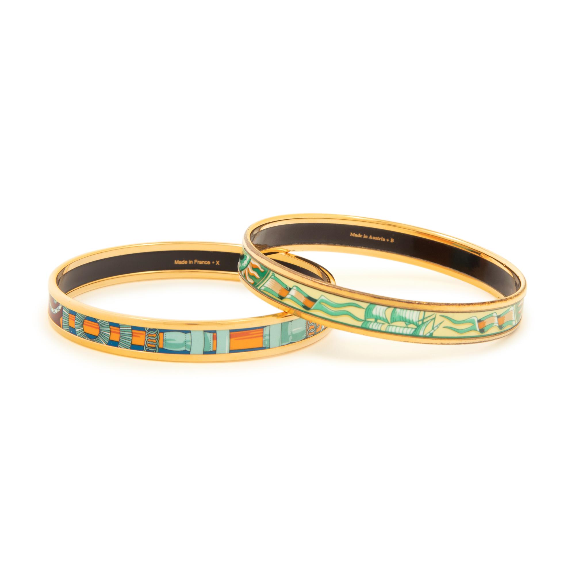 Two Hermès Bangles